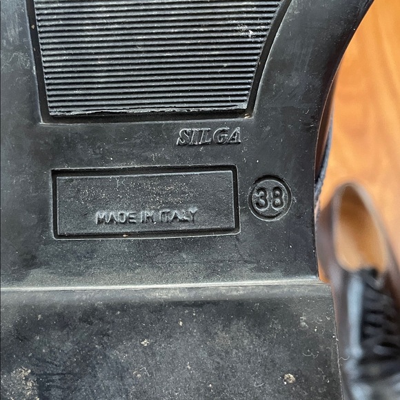 J. Crew Black Leather Oxfords size 7.5 - Picture 5 of 6